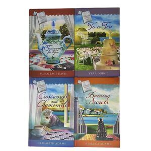 4 Tearoom Mysteries Guideposts Hardcover Books 1 3 4 5 Burning Secrets Crossword